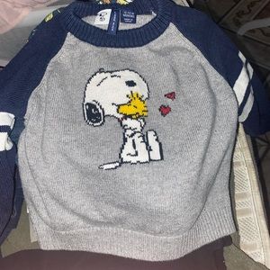 Janie and Jack 12-18 months PEANUTS™ SNOOPY AND WOODSTOCK SWEATER